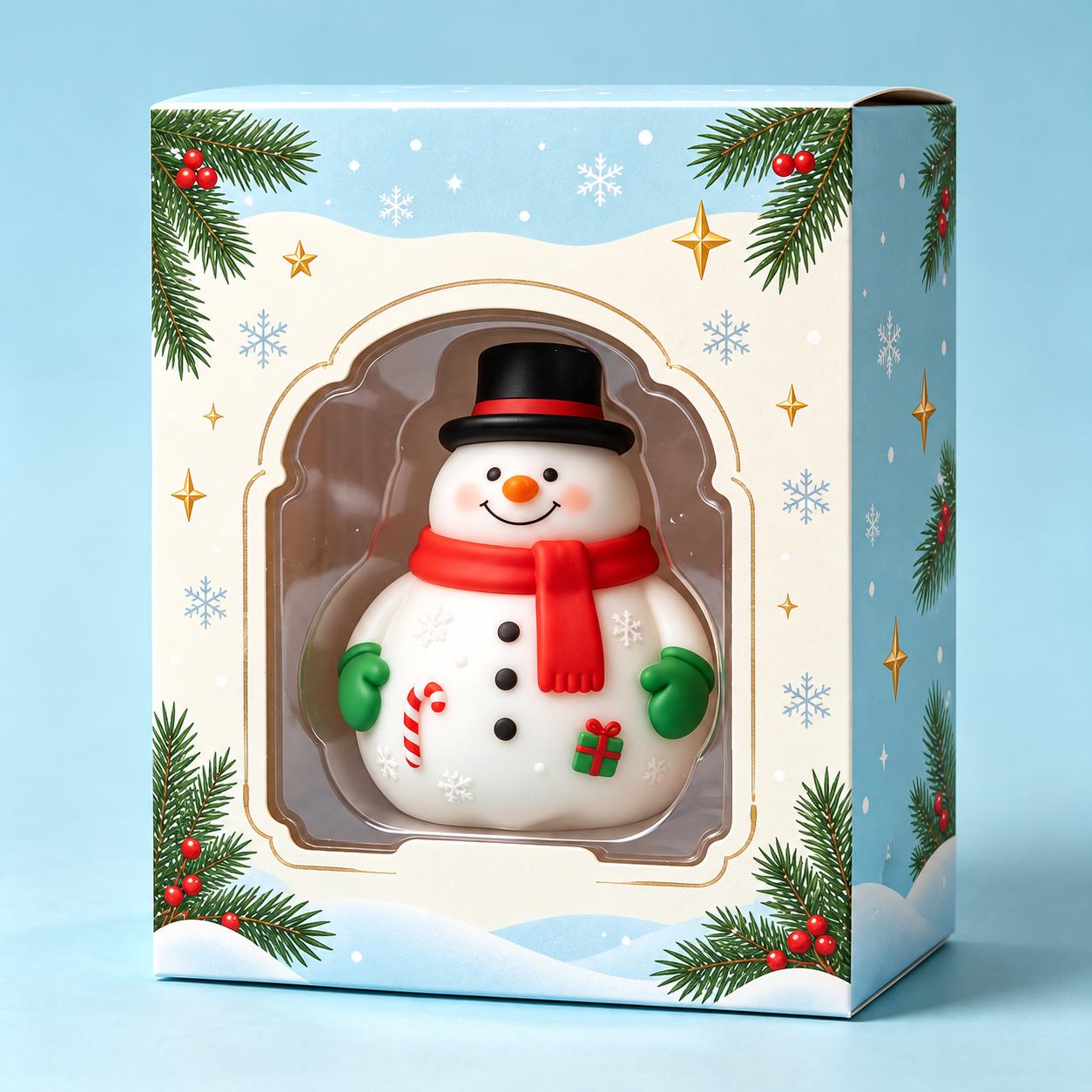One Piece Christmas Maltose Squishy Toy With Santa And Reindeer