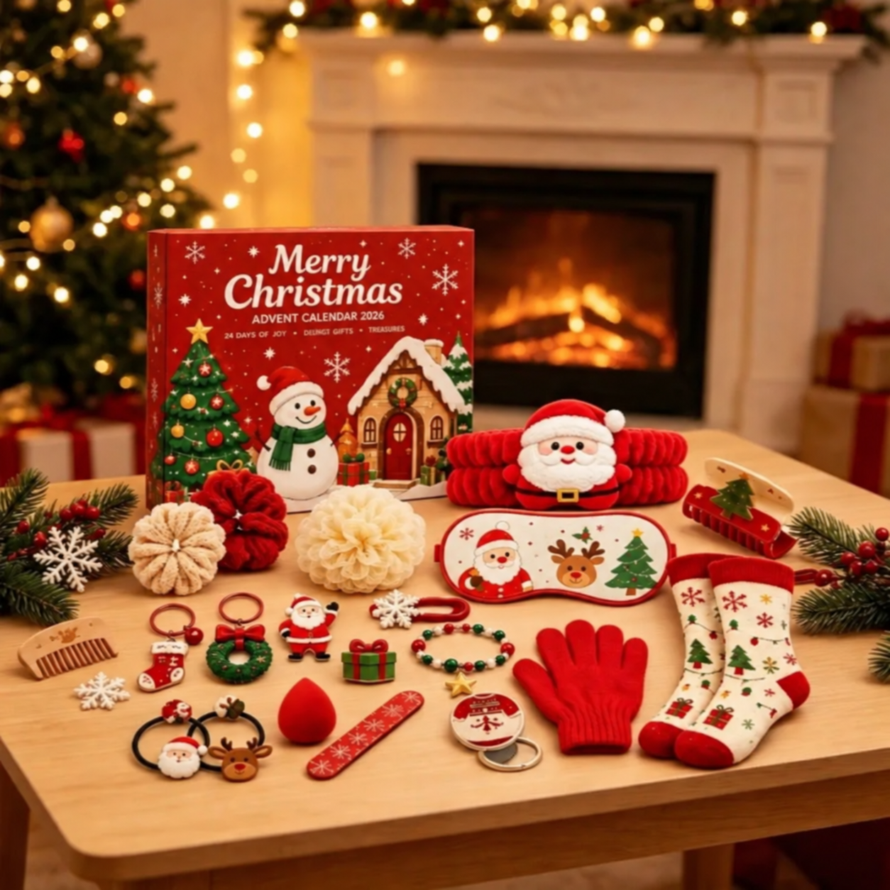 24 Pieces Christmas Beauty Advent Calendar
