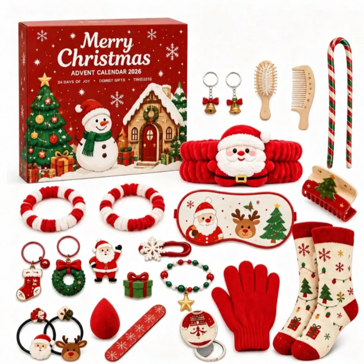 24 Pieces Christmas Beauty Advent Calendar