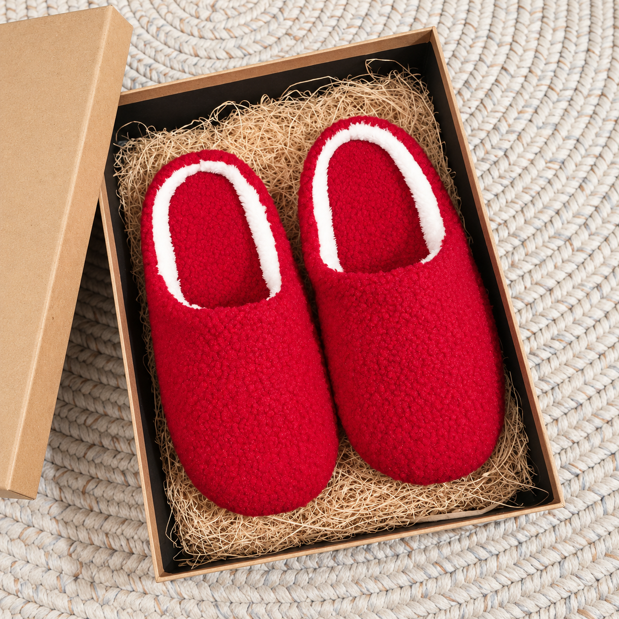 Soft Lightweight Fuzzy Indoor Winter House Slippers