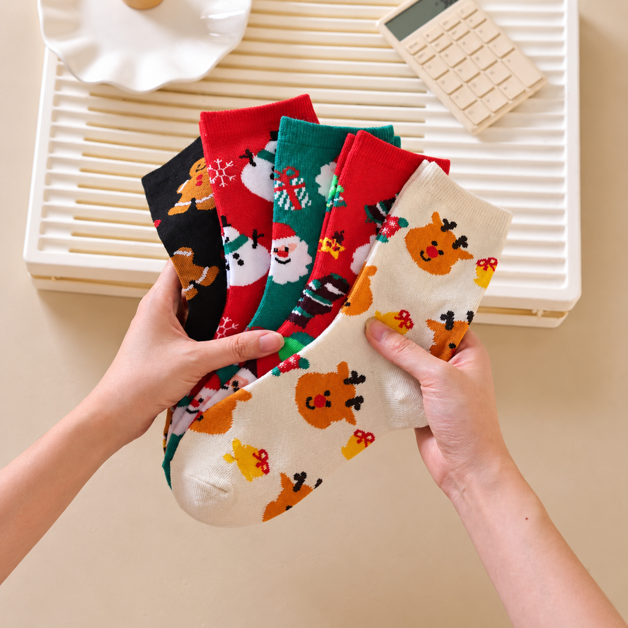 Casual Fuzzy Warm Crew Socks For Women