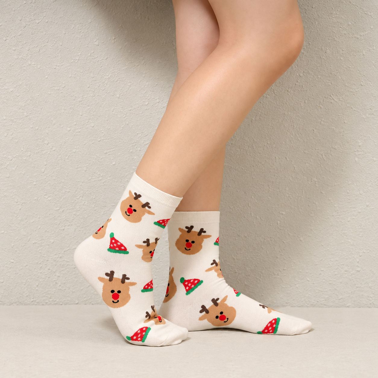 Casual Fuzzy Warm Crew Socks For Women