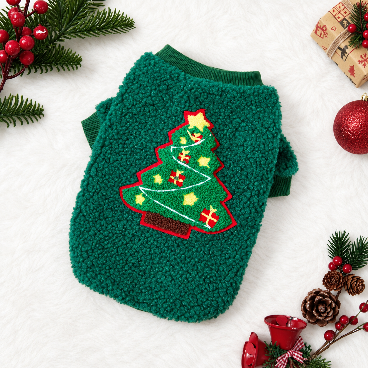 Christmas Bell Pet Dress and Vest for Dogs