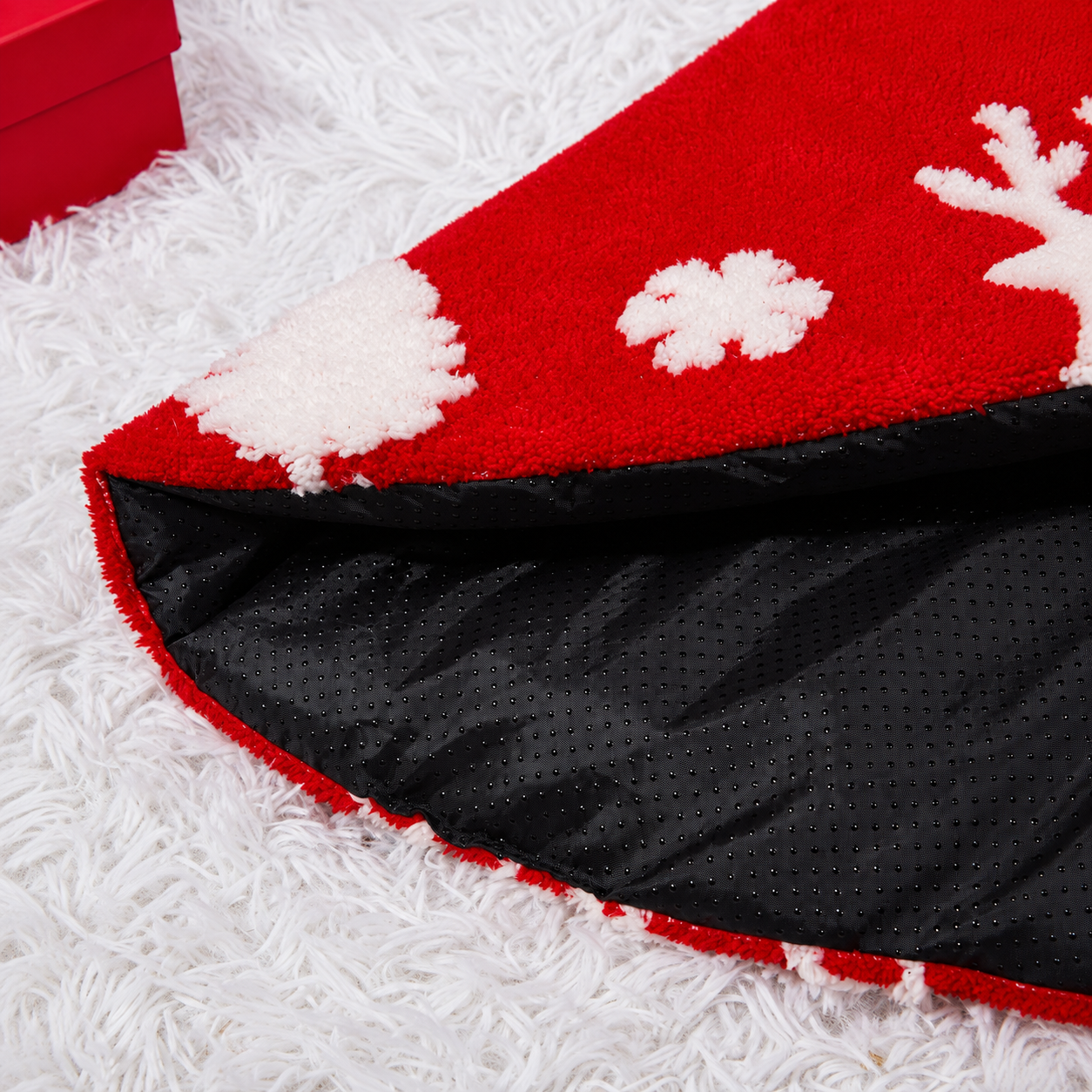 Casual Christmas Pattern Mat Bed For Pets