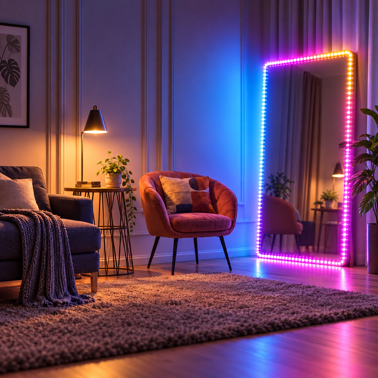 400 LED Smart Curtain String Lights With Programmable Effects