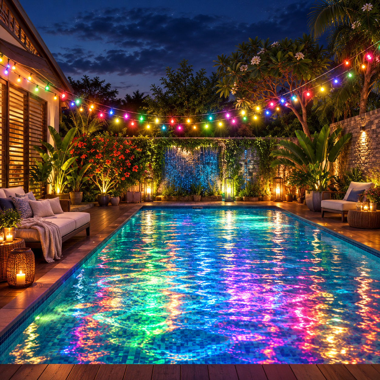 400 LED Smart Curtain String Lights With Programmable Effects
