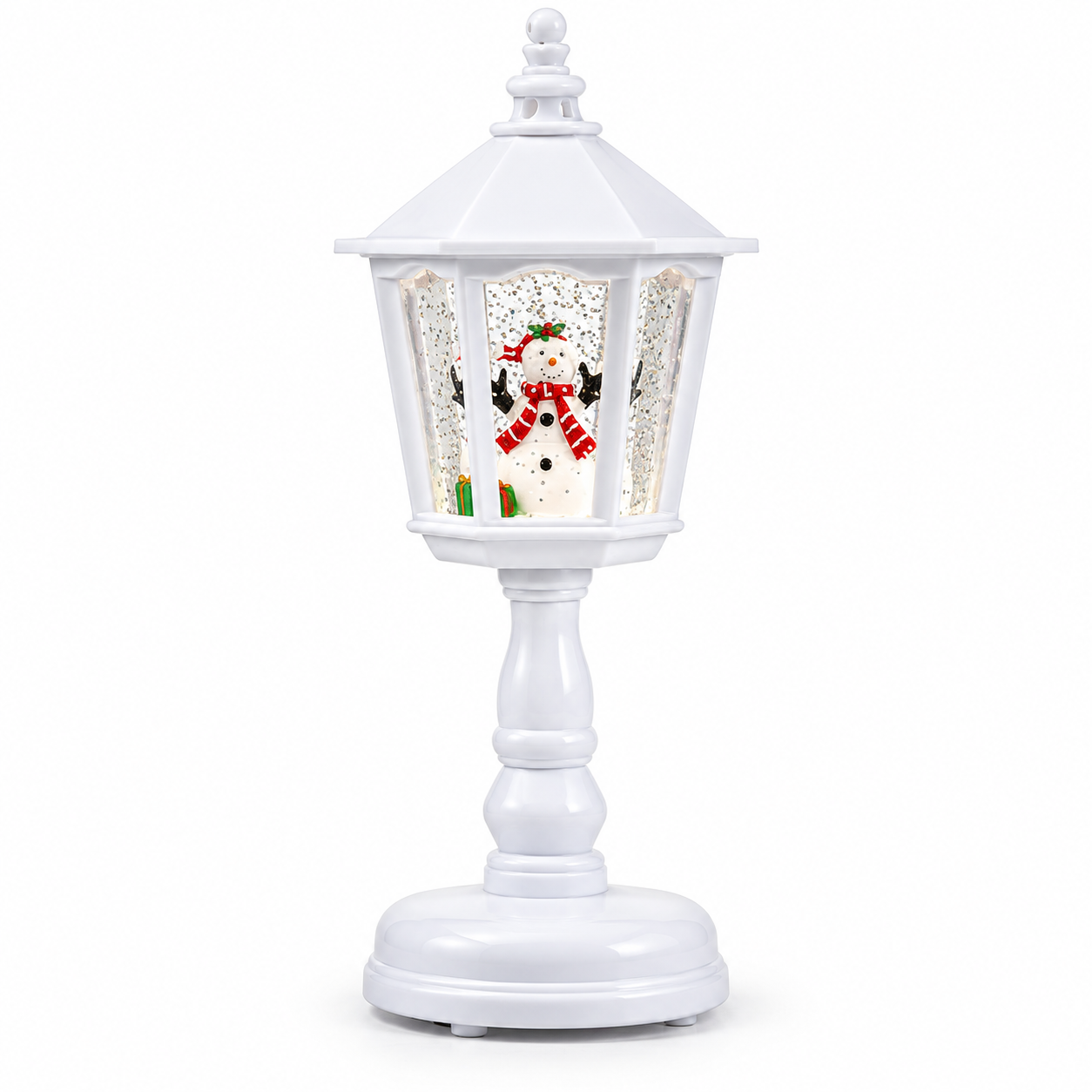 Christmas Music Water Night Light LED Lantern For Holiday Decor