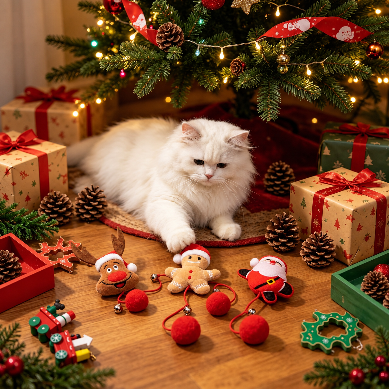 Christmas Themed Interactive Cat Toys