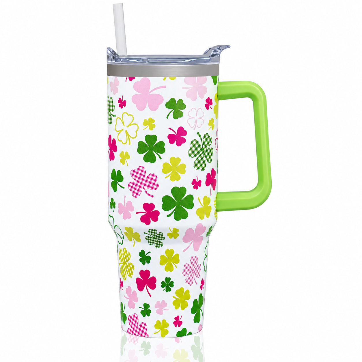 40 oz Christmas Snowman Stainless Steel Insulated Tumbler with Straw