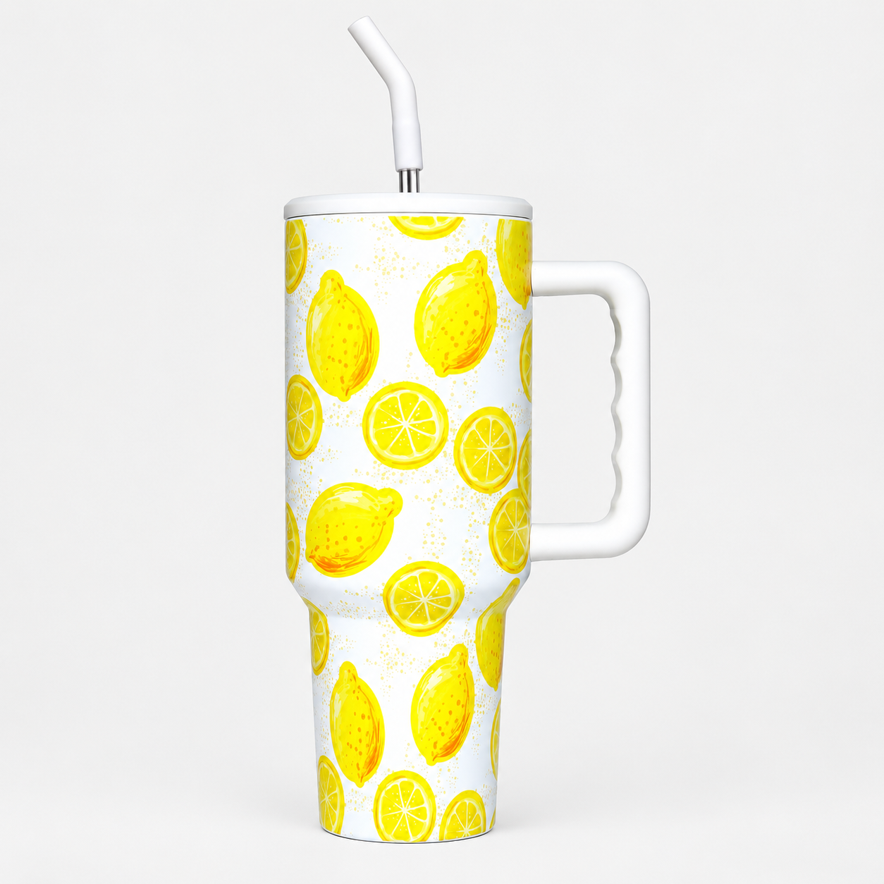 40 oz Butterfly Stainless Steel Vacuum Insulated Tumbler with Straw and Lid