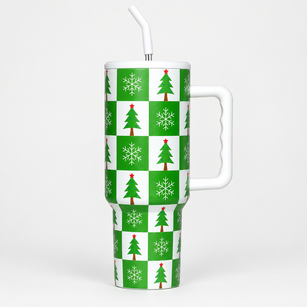 40 oz Butterfly Stainless Steel Vacuum Insulated Tumbler with Straw and Lid