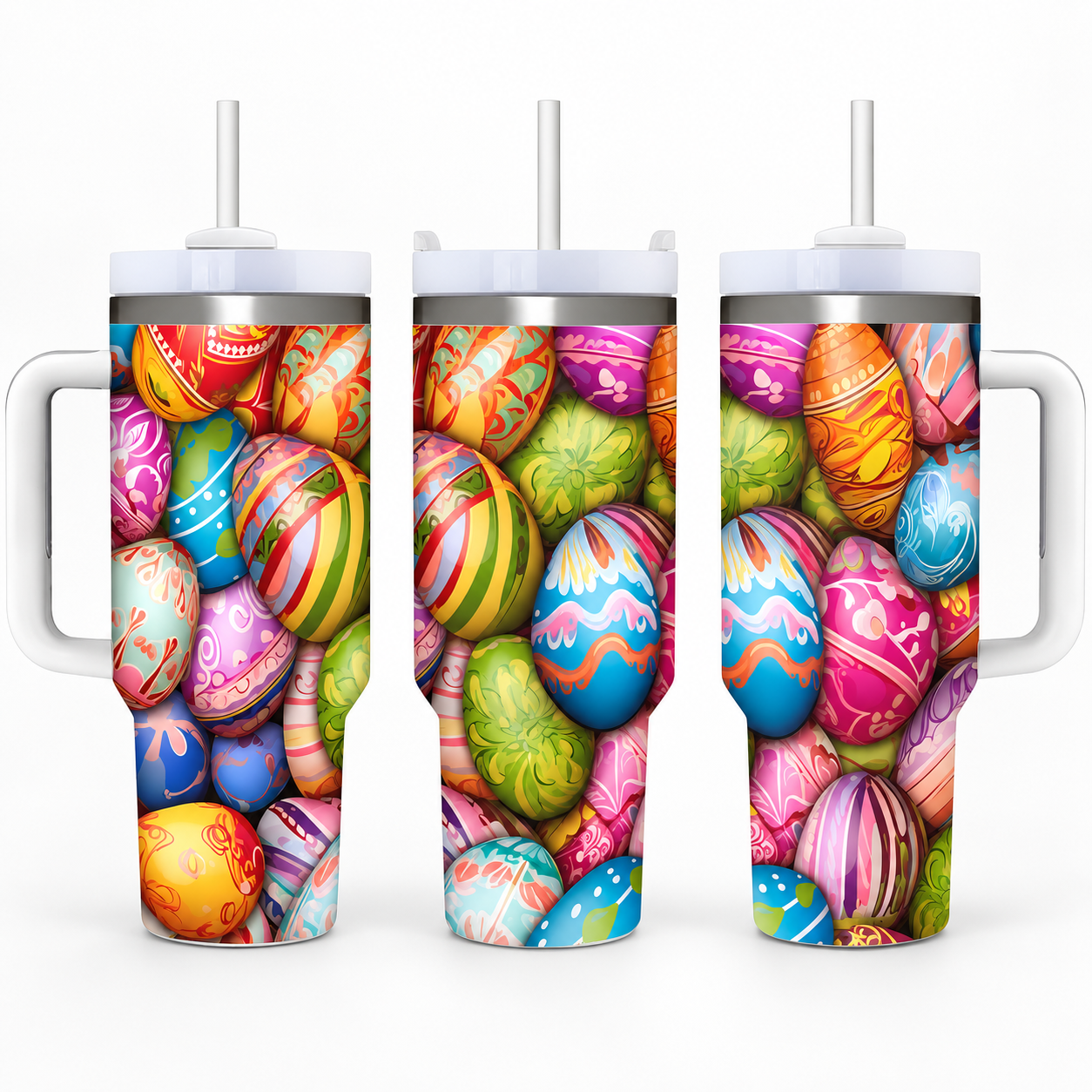 40 oz Christmas Holly Insulated Coffee Tumbler