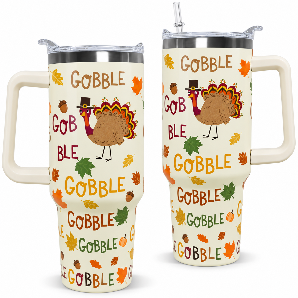 40 oz Christmas Tree Stainless Steel Insulated Travel Tumbler