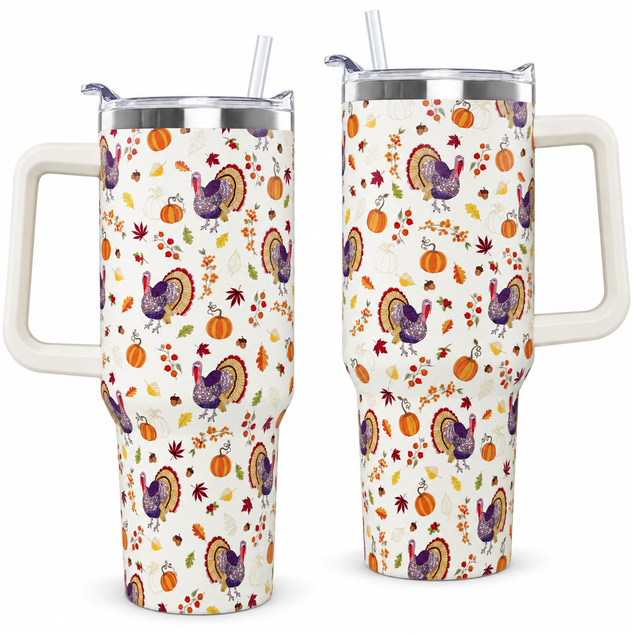 40 oz Christmas Tree Stainless Steel Insulated Travel Tumbler
