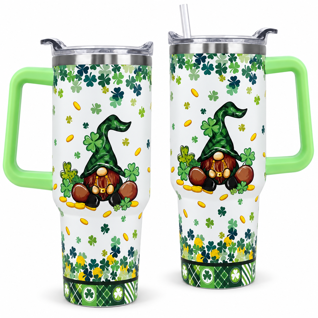 40 oz Christmas Tree Stainless Steel Insulated Travel Tumbler