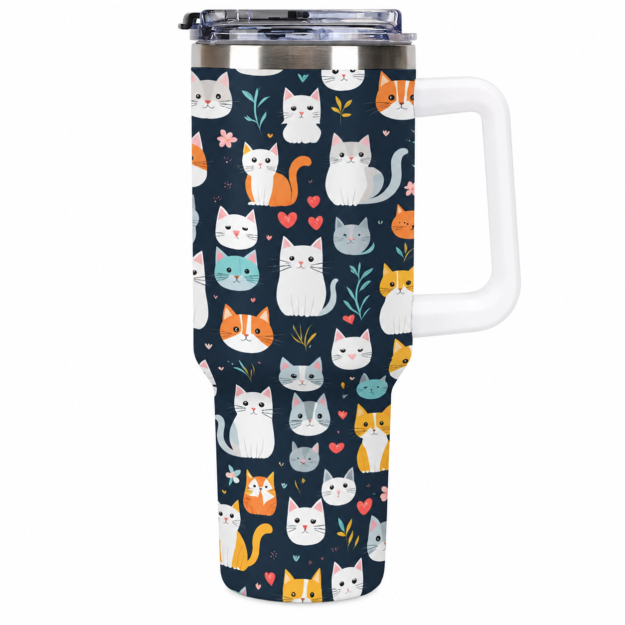 40 Oz Christmas Nutcracker Tree Stainless Steel Insulated Travel Tumbler