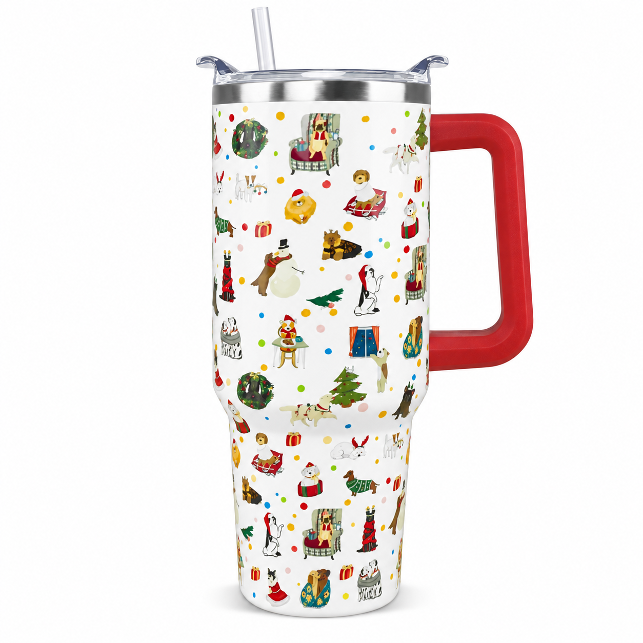 40 oz Christmas And Halloween Themed Tumbler Mug