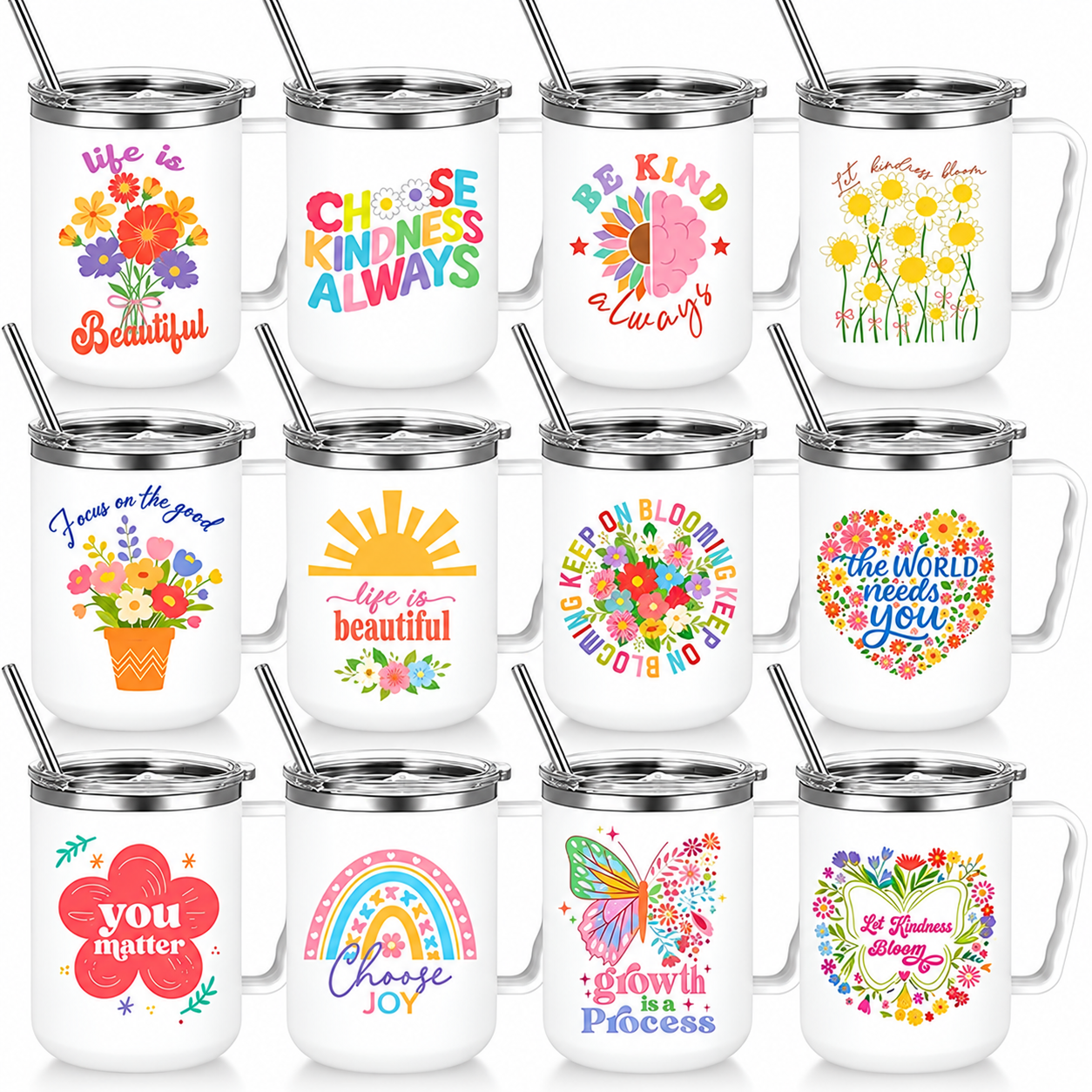 12 Pieces Christmas Coffee Mug For Men and Women