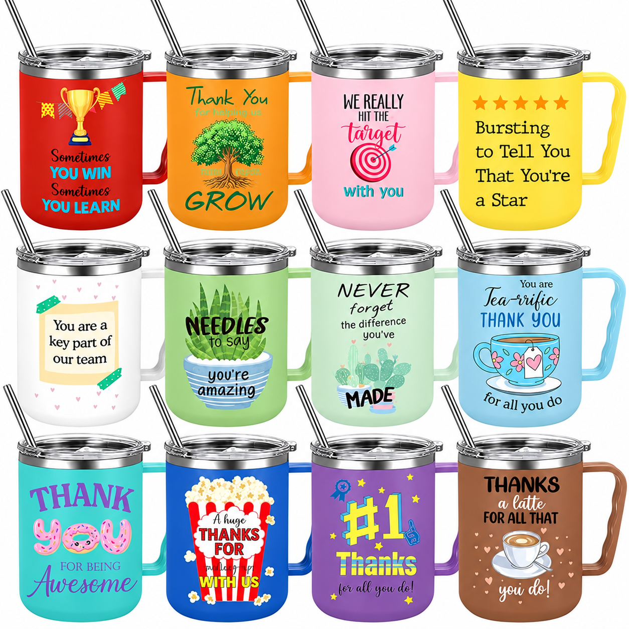 12 Pieces Christmas Coffee Mug For Men and Women