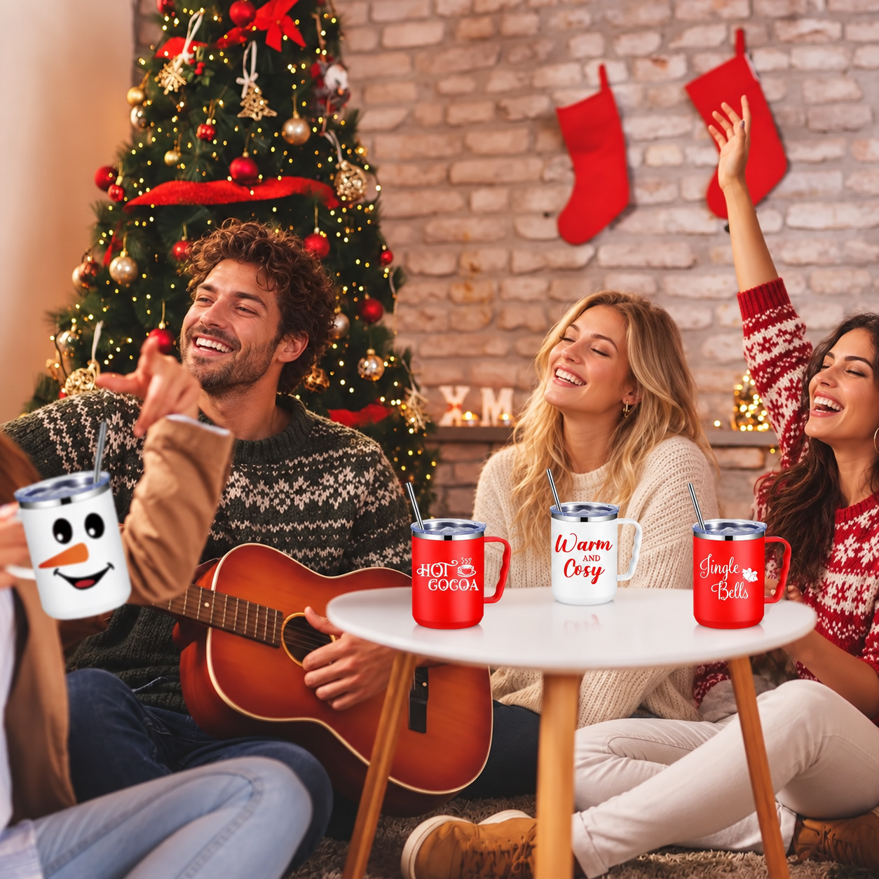 12 Pieces Christmas Coffee Mug For Men and Women