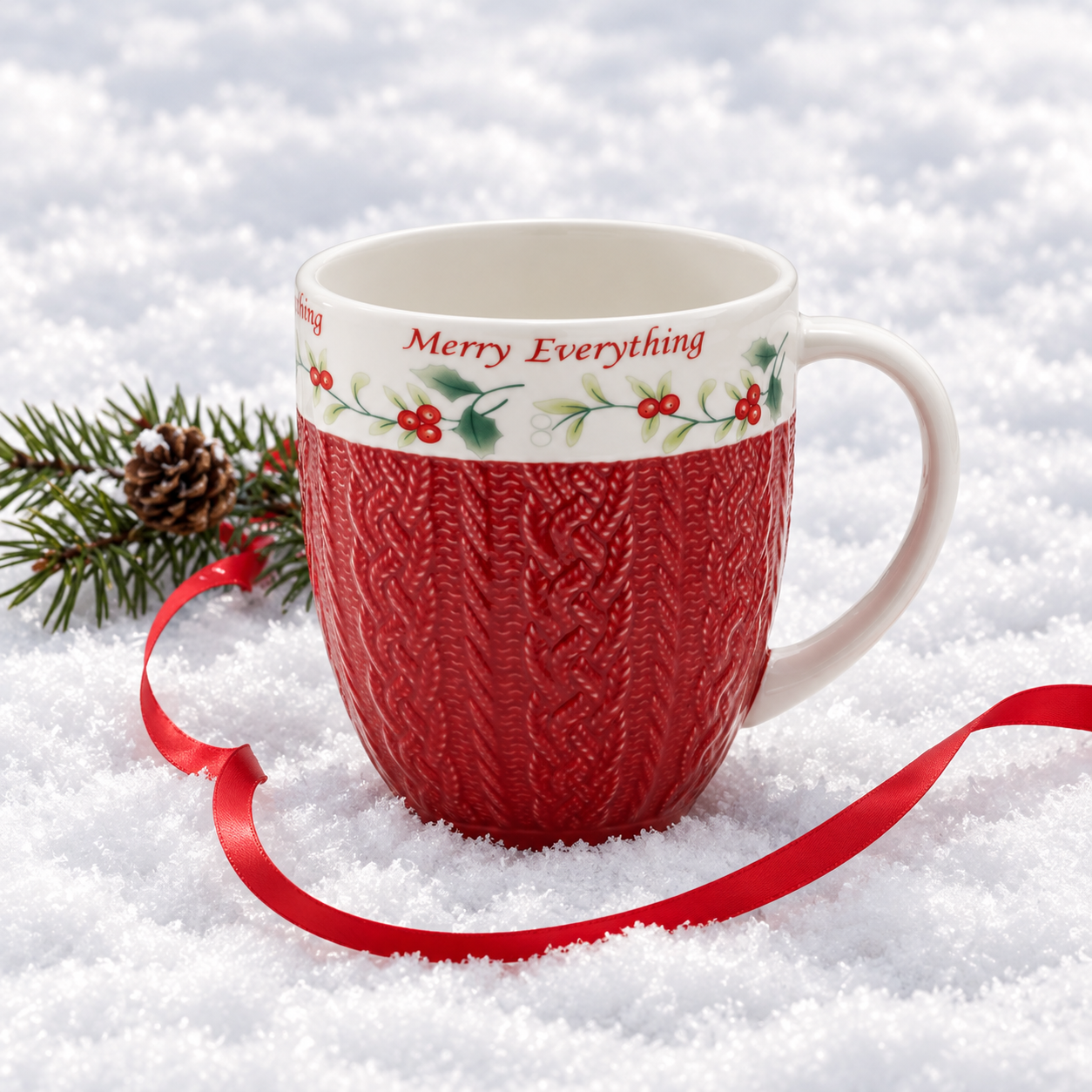 Christmas Winterberry Coffee Mug Gift