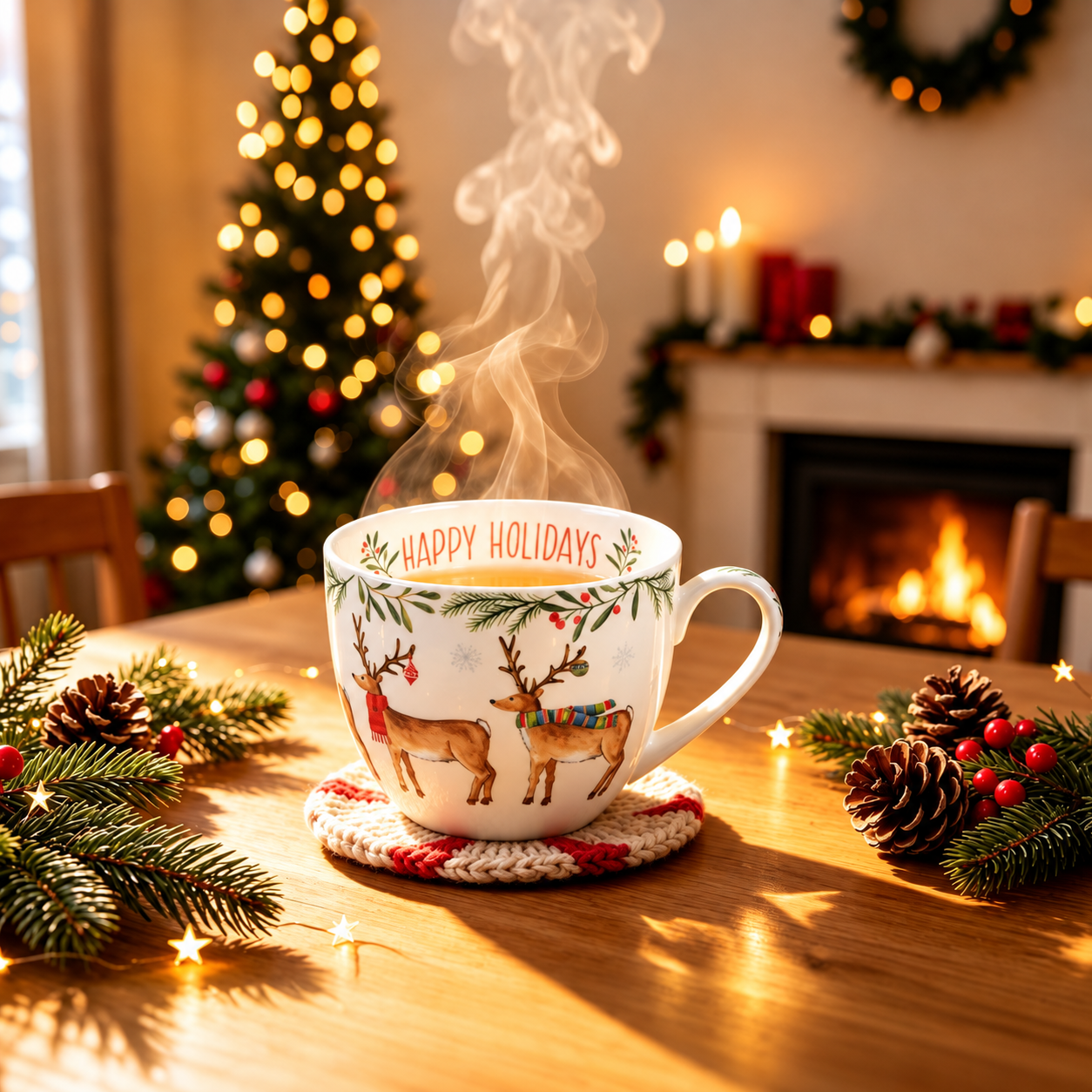 20 Oz Christmas Themed Coffee Mug