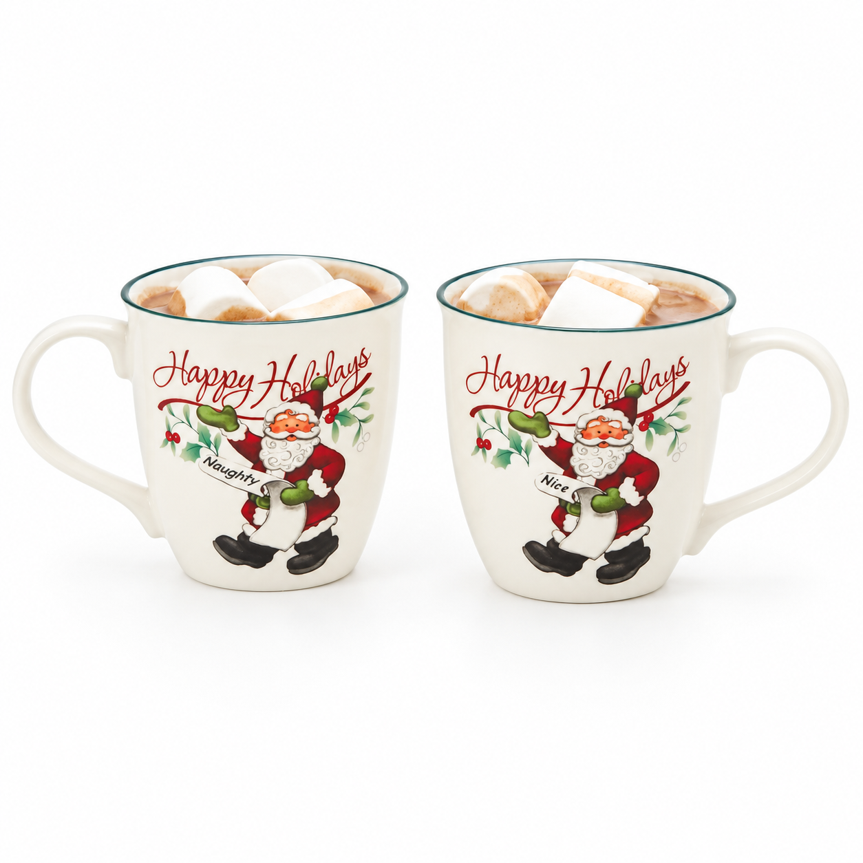Pack Of 2 Winterberry Assorted Mug Set For Men And Women