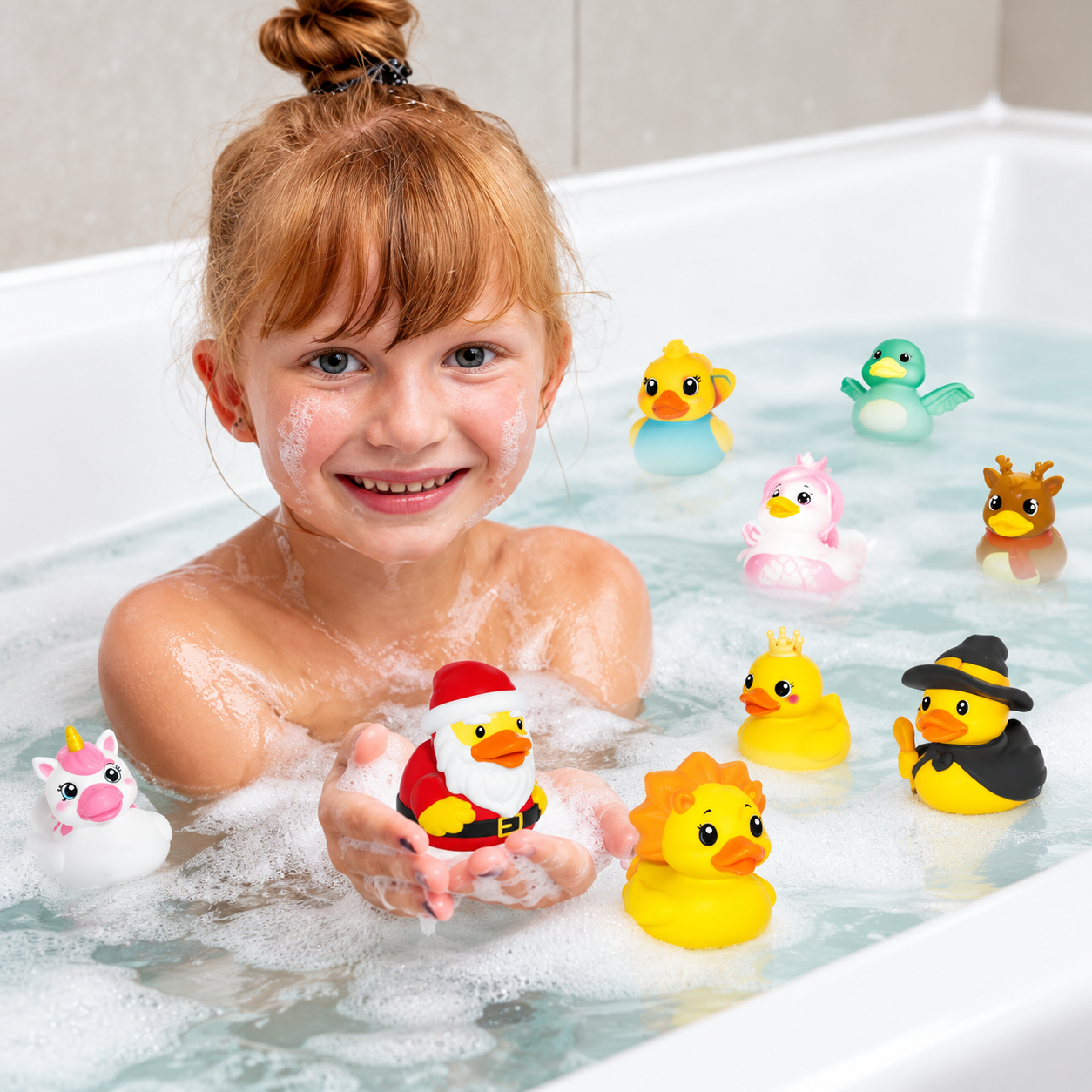 Rubber Duck Christmas Countdown Advent Calendar 2026 for Kids