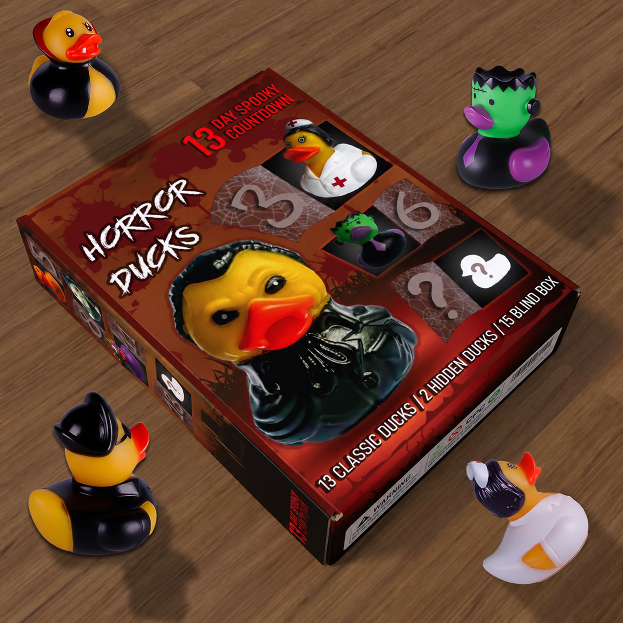 Christmas Rubber Duck Advent Calendar Surprise Countdown Set