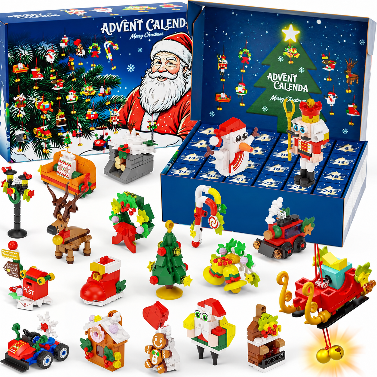 Christmas Mini Building Ornament Advent Calendar for Kids