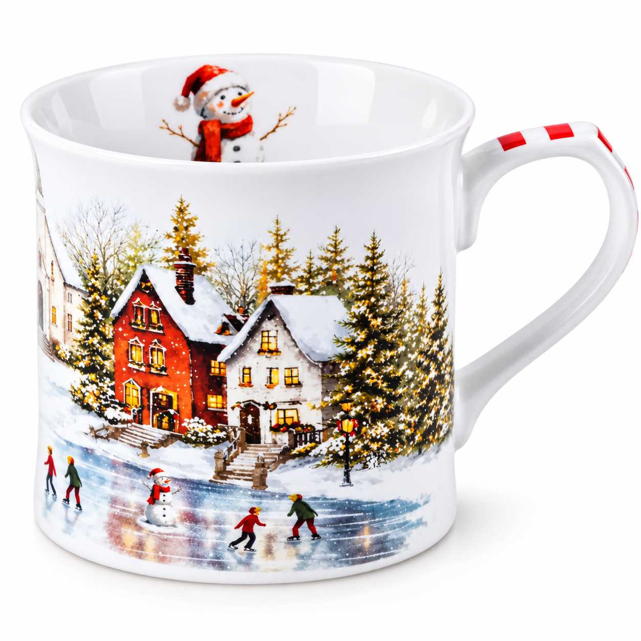 12 Oz Vintage Christmas Printed Mug For Men And Women