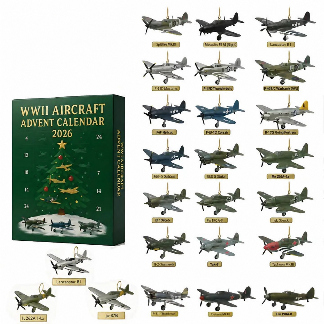 WWII Aircraft Advent Calendar 2026