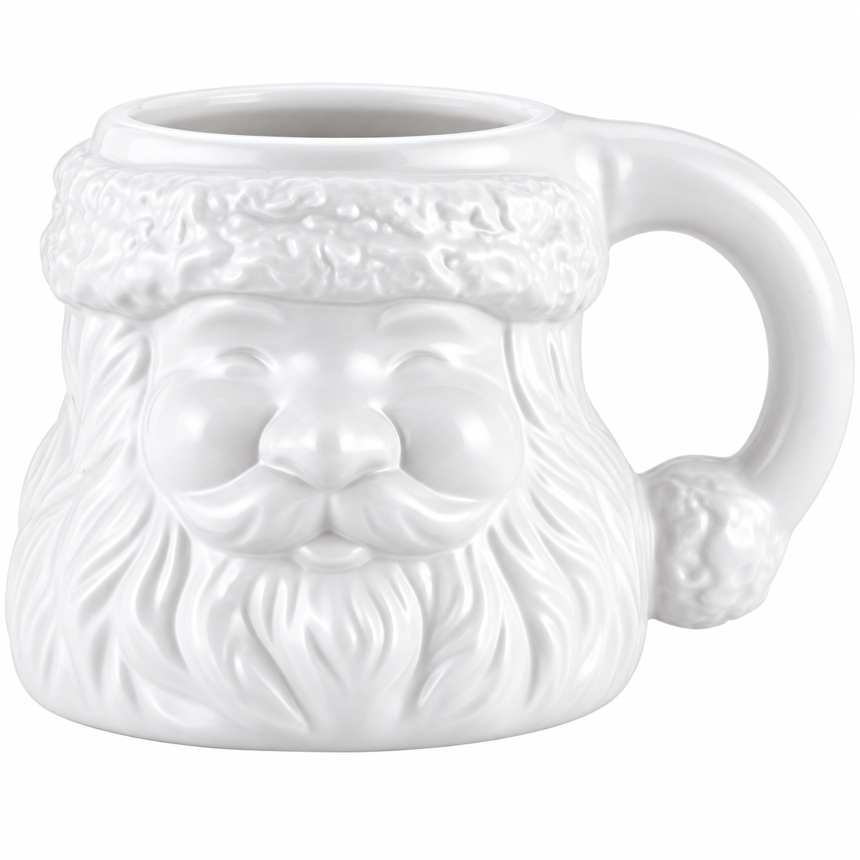 15 Oz Christmas Santa Claus Shaped Coffee Mug