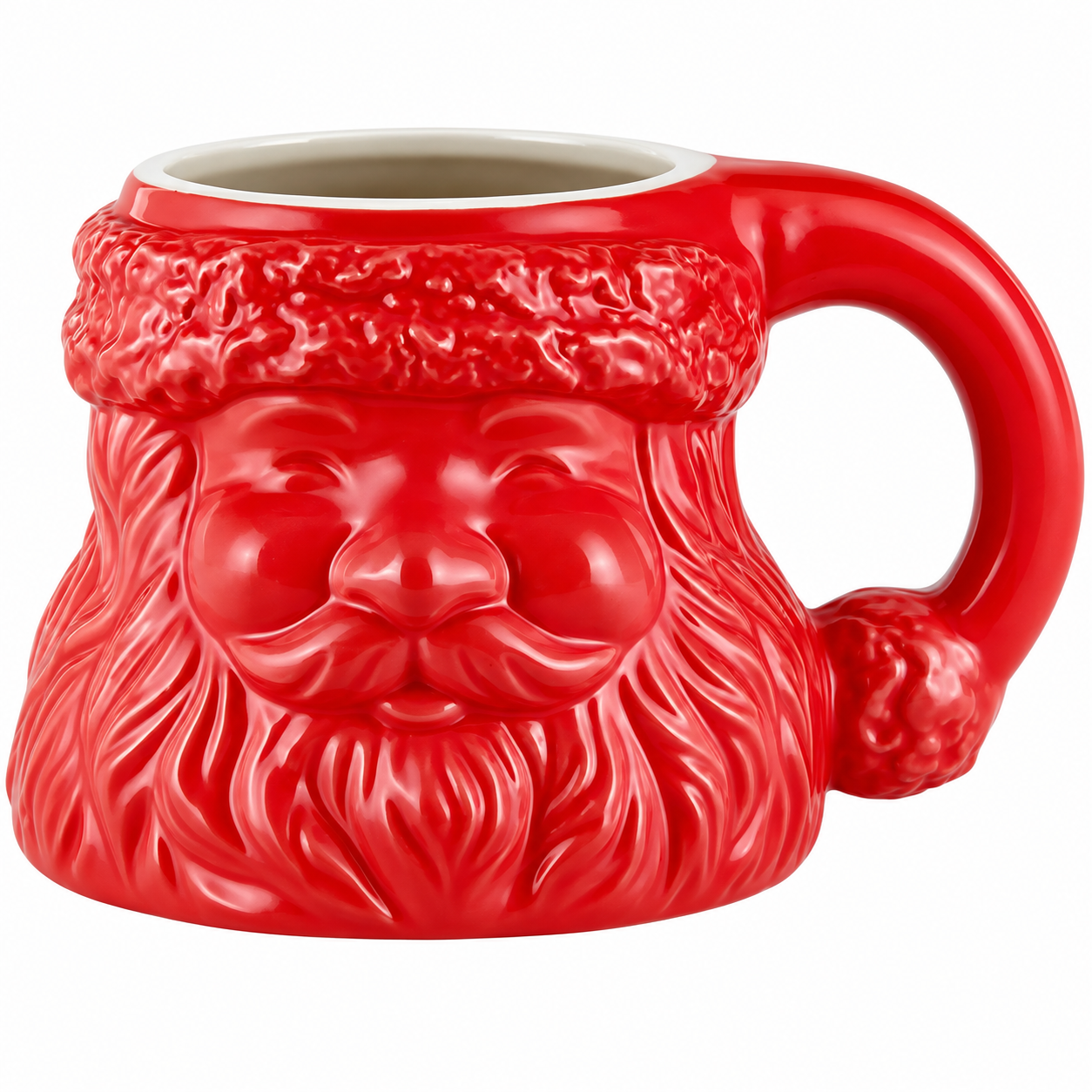 15 Oz Christmas Santa Claus Shaped Coffee Mug