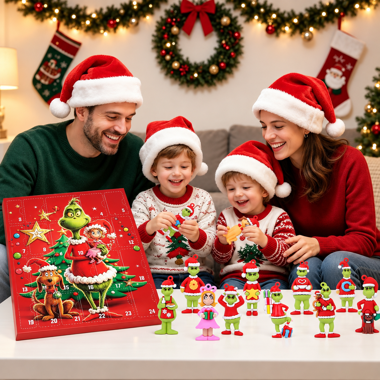 Christmas Tree Ornaments Countdown Calendar 2026