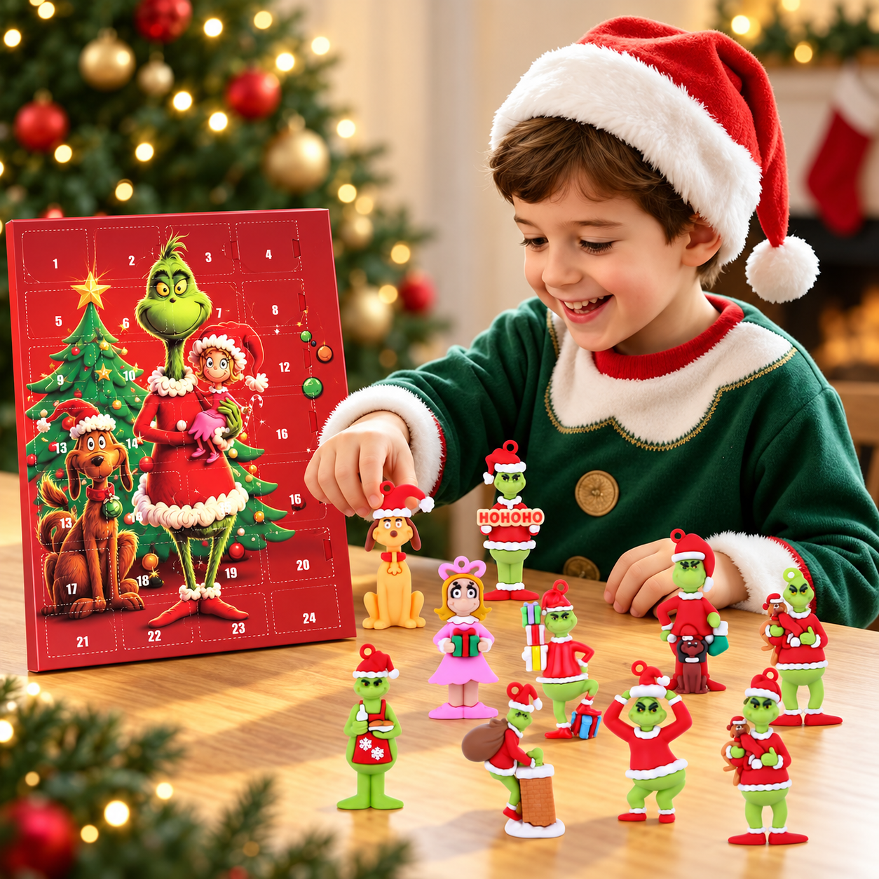 Christmas Tree Ornaments Countdown Calendar 2026