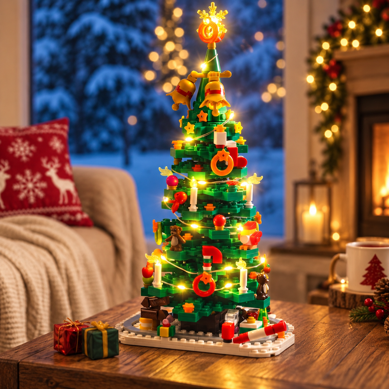 Christmas Tree and Train Advent Calendar 2026 for Kids and Adults