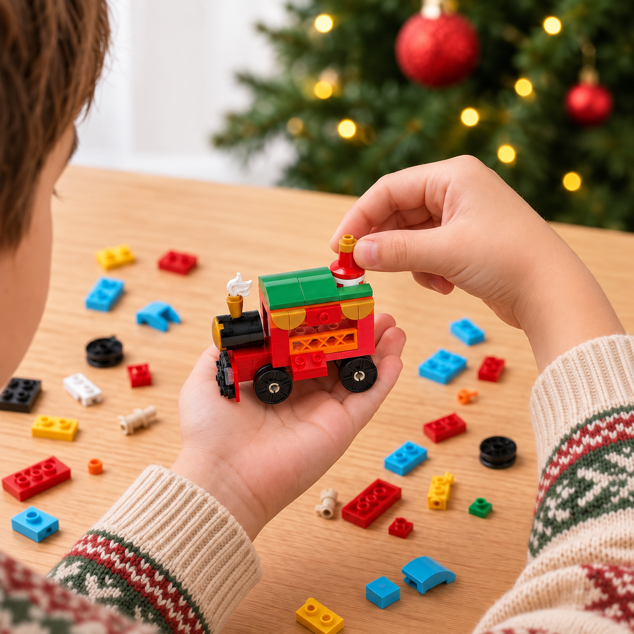 Christmas Tree and Train Advent Calendar 2026 for Kids and Adults