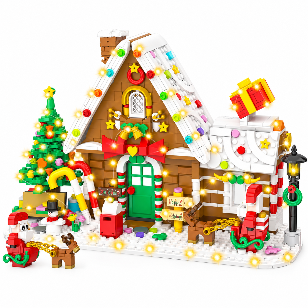 Christmas Train and House Building Blocks Advent Calendar 2026
