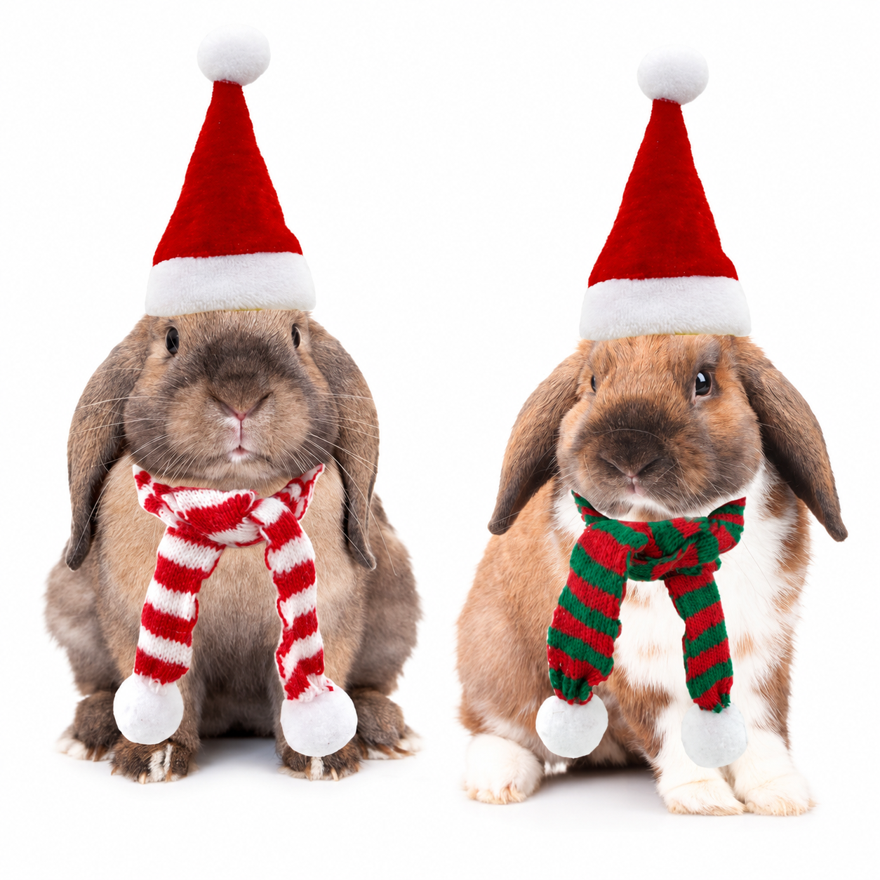 Small Pet Christmas Hat and Scarf for Guinea Pig Hamster and Chinchilla