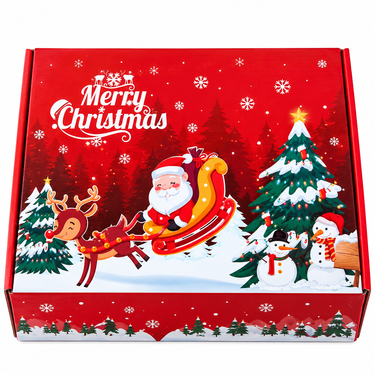 15 Pairs Cozy Christmas Crew Socks For Women