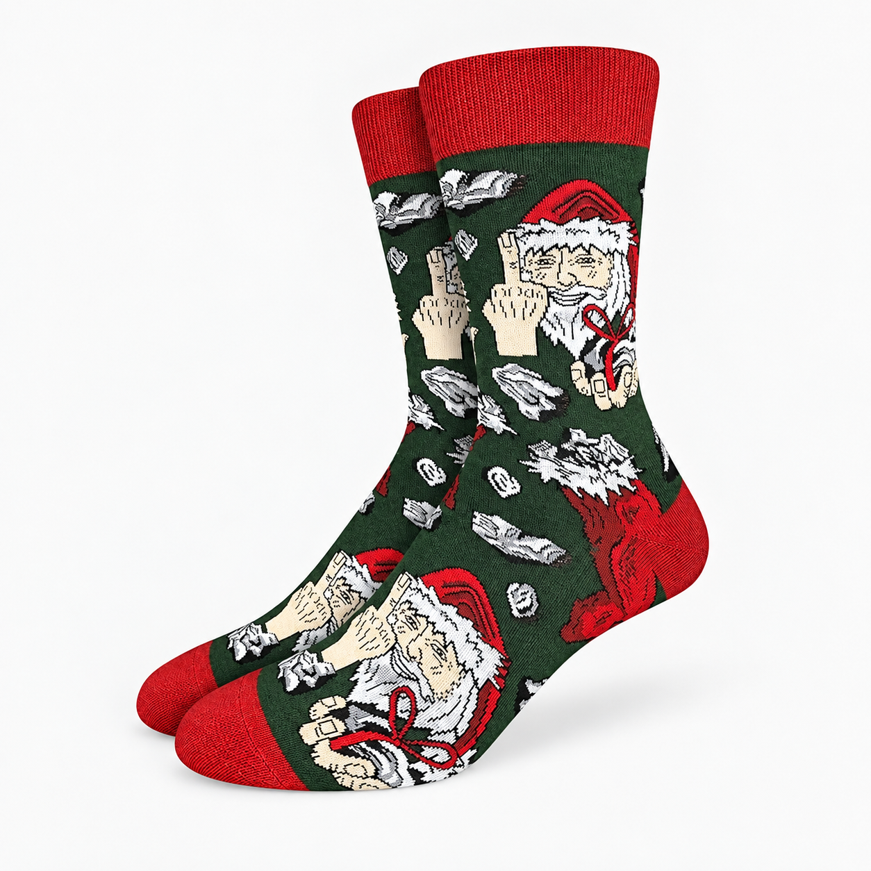 Holiday Christmas Socks Crew Socks for Everyday Winter Wear for Men