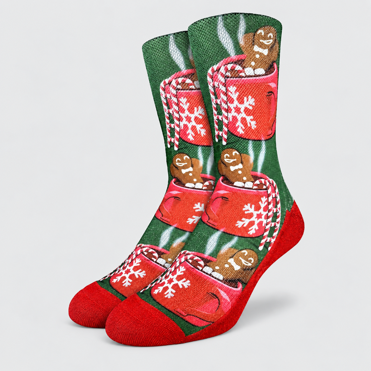Holiday Christmas Socks Crew Socks for Everyday Winter Wear for Men