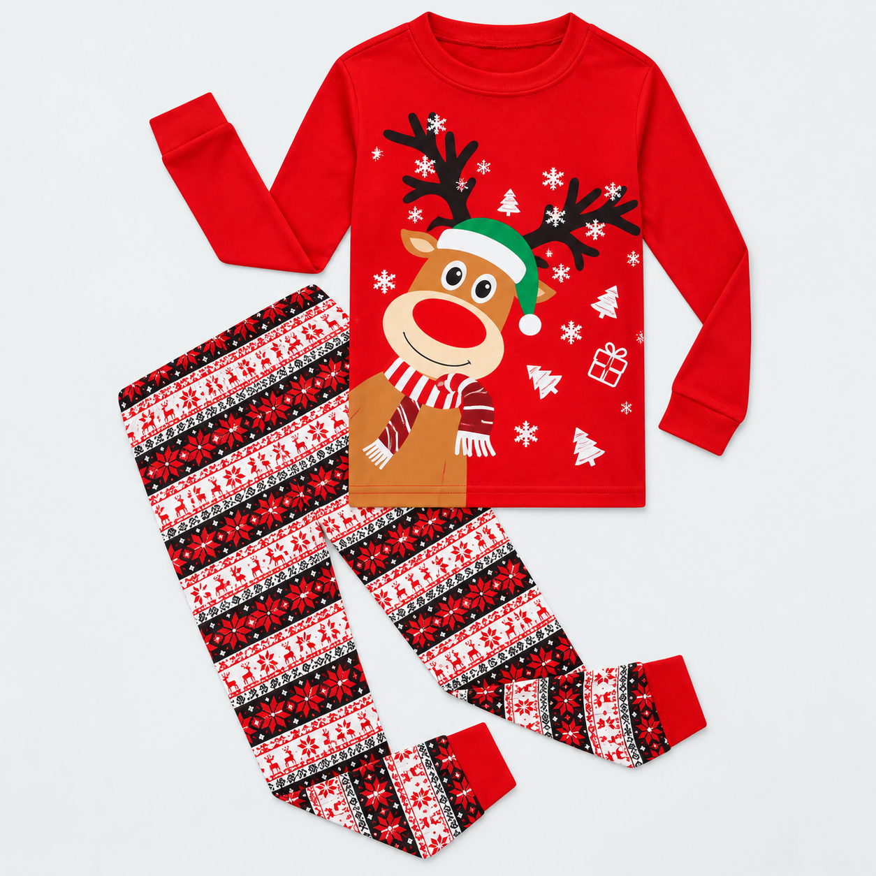 2 Pieces Family Matching Sleepwear Set For Kids
