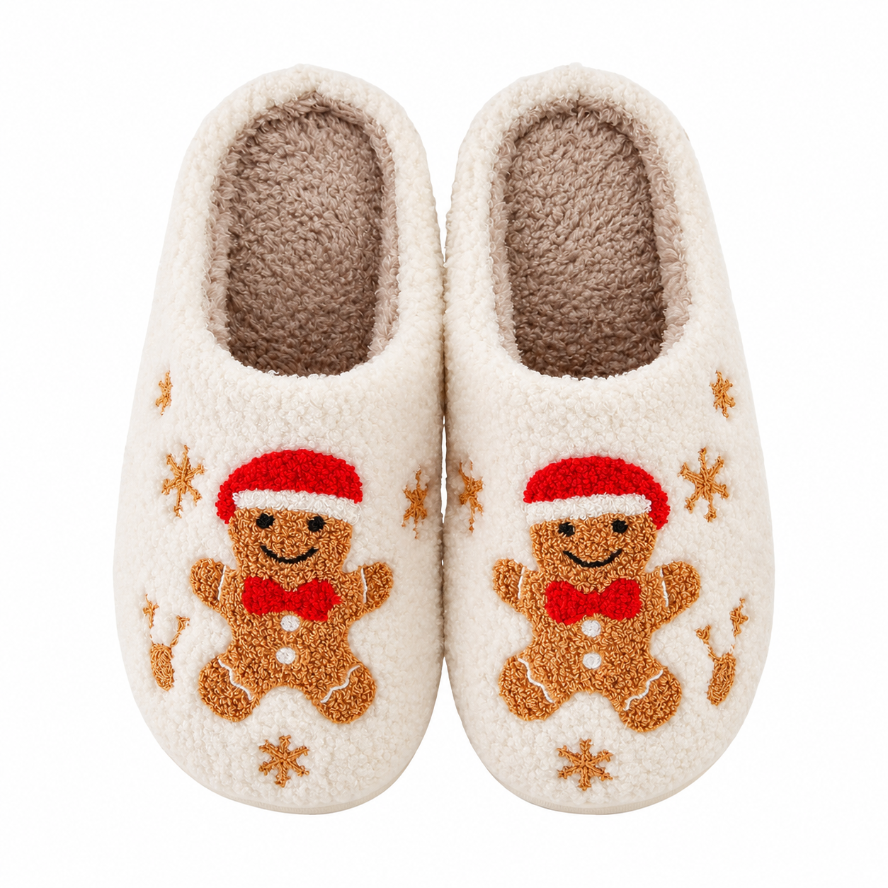 Christmas Soft Warm House Slippers Non Slip Indoor Outdoor Slippers
