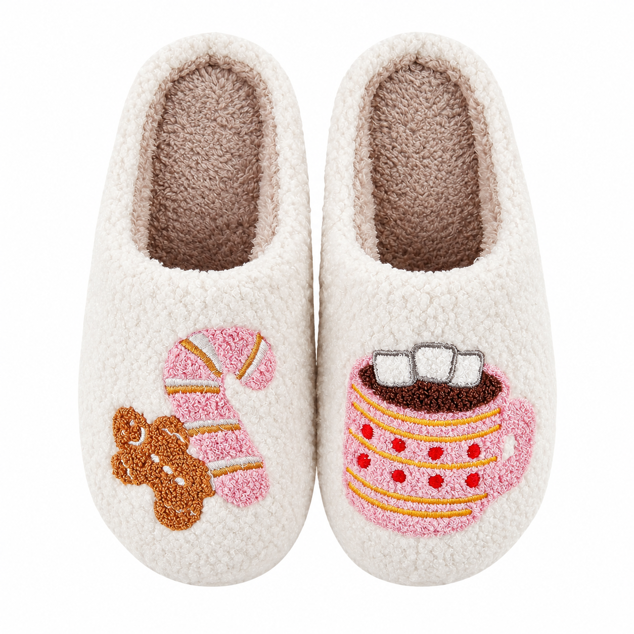 Christmas Soft Warm House Slippers Non Slip Indoor Outdoor Slippers