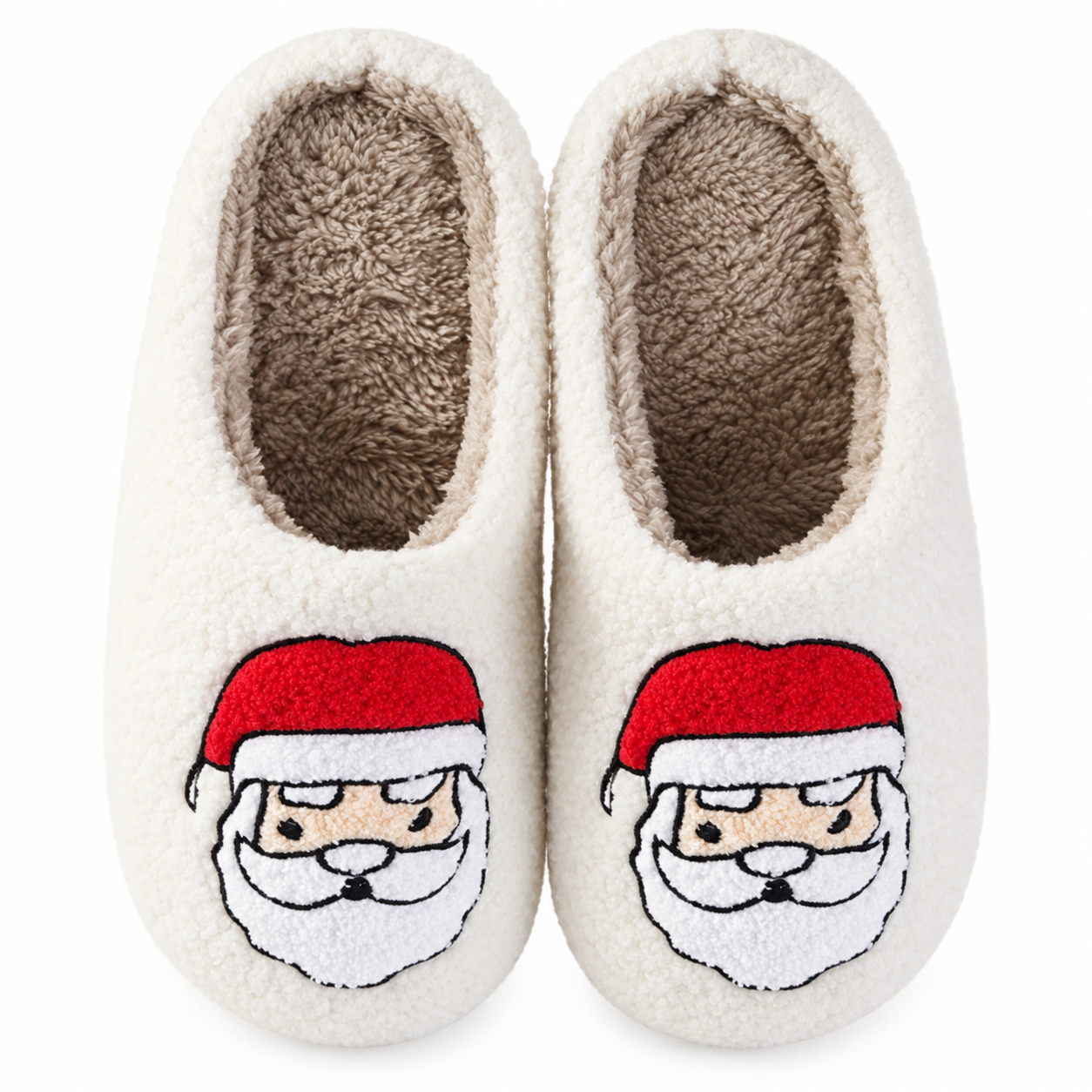 Christmas Plush Warm Winter House Slippers for Women and Men