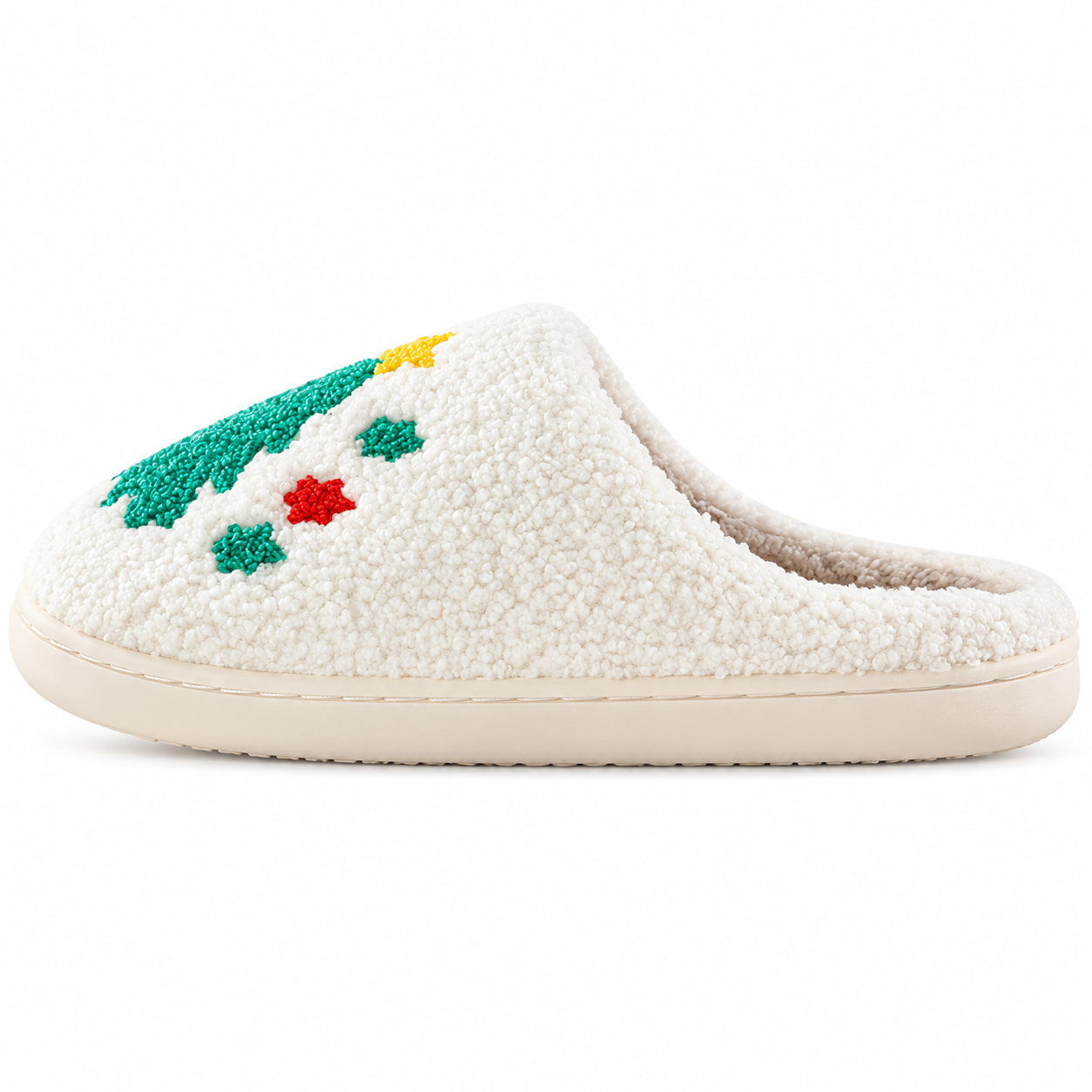 Christmas Plush Warm Winter House Slippers for Women and Men