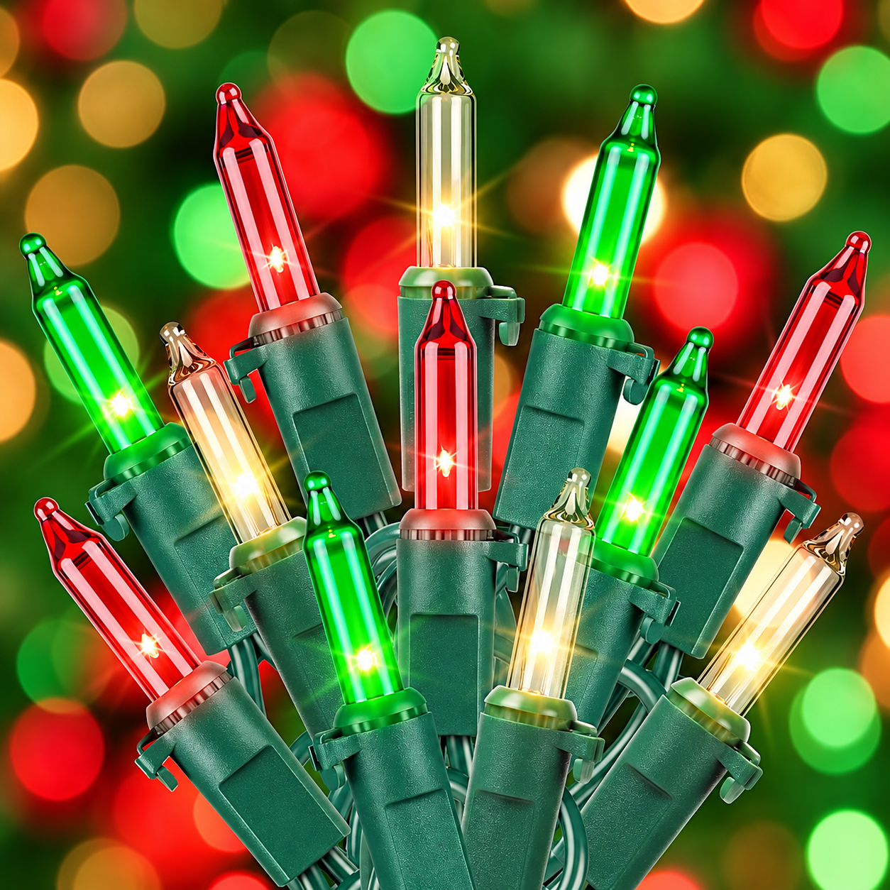 Clear Mini Christmas String Lights for Indoor and Outdoor Decor
