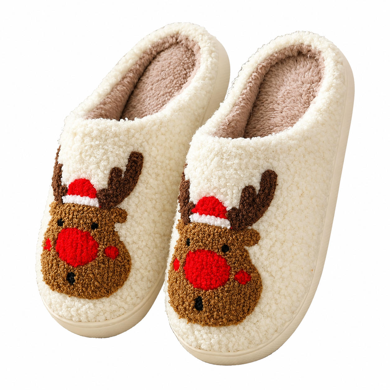Unisex Christmas Memory Foam House Slippers For Indoor and Outdoor